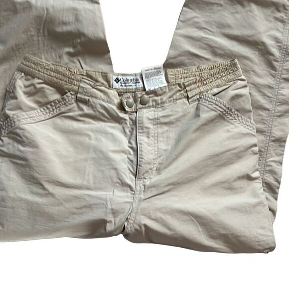 Columbia khaki beige zip off pants Shorts size 12 - Picture 4 of 10